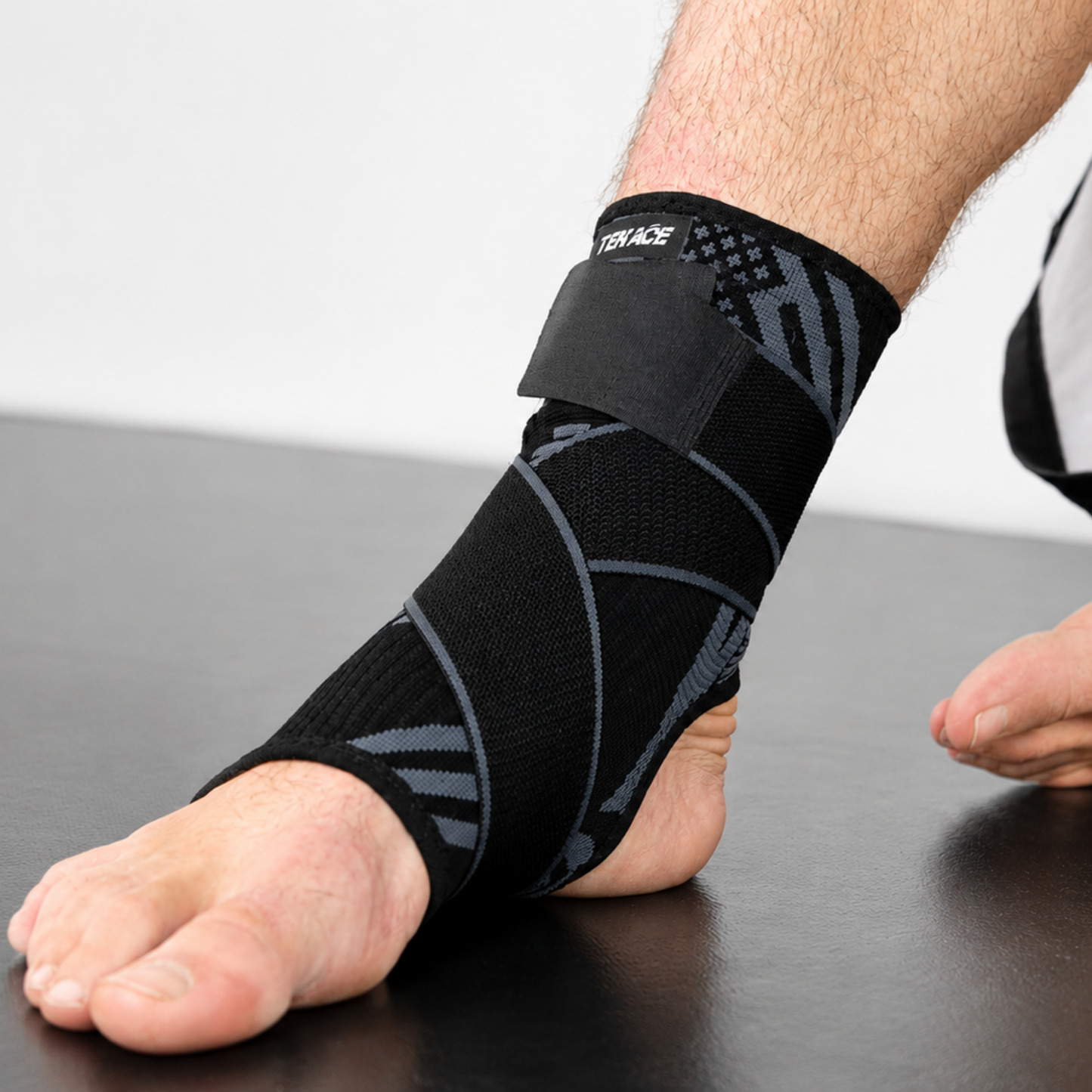 Tobillera BJJ Tenace - Soporte y Compresión para Grappling, MMA y Jiu Jitsu