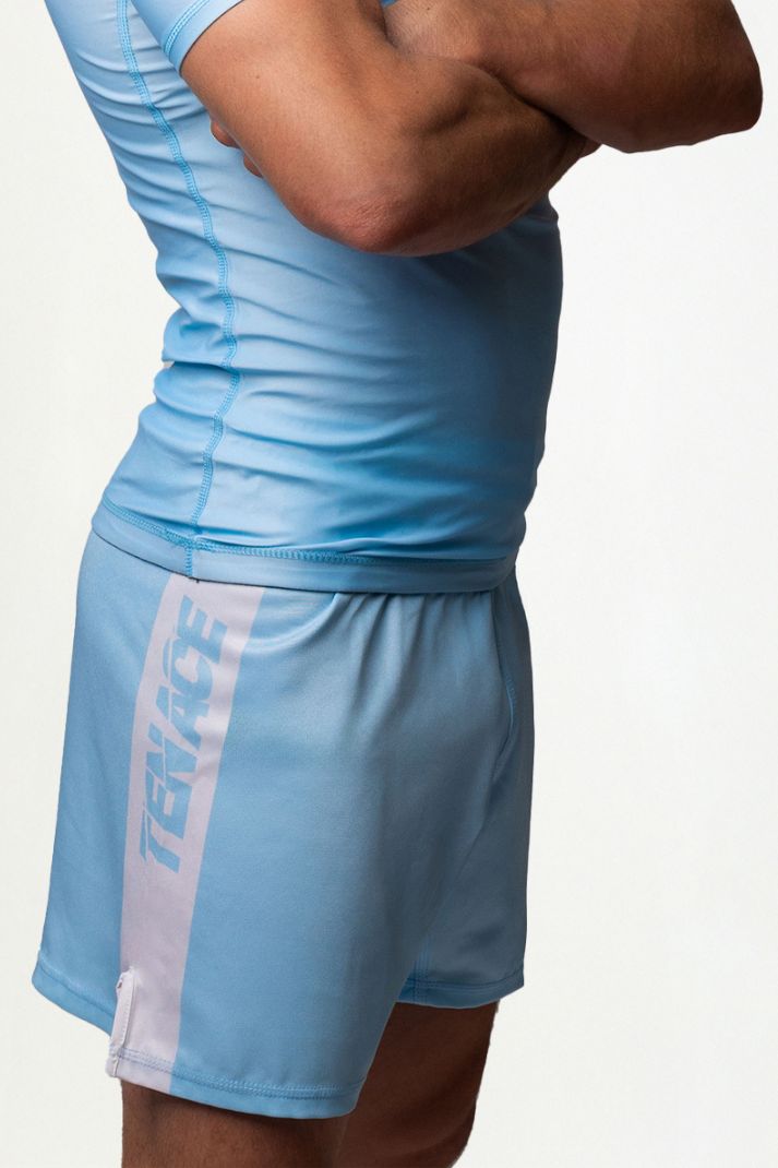 Tenace Pantalón corto MMA, BJJ, Grappling - Azul UNISEX