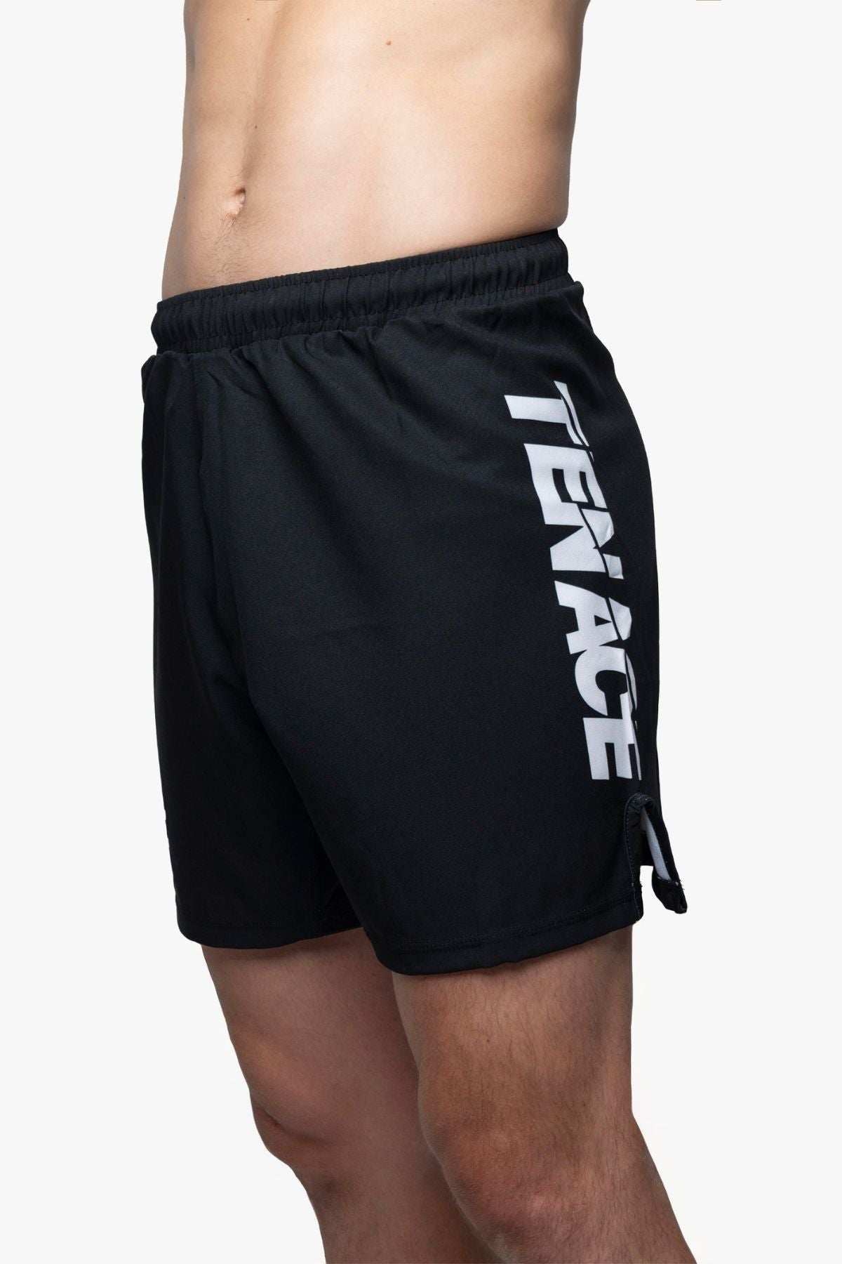 Tenace Pantalón corto sin Velcro MMA, BJJ, Grappling - Negro