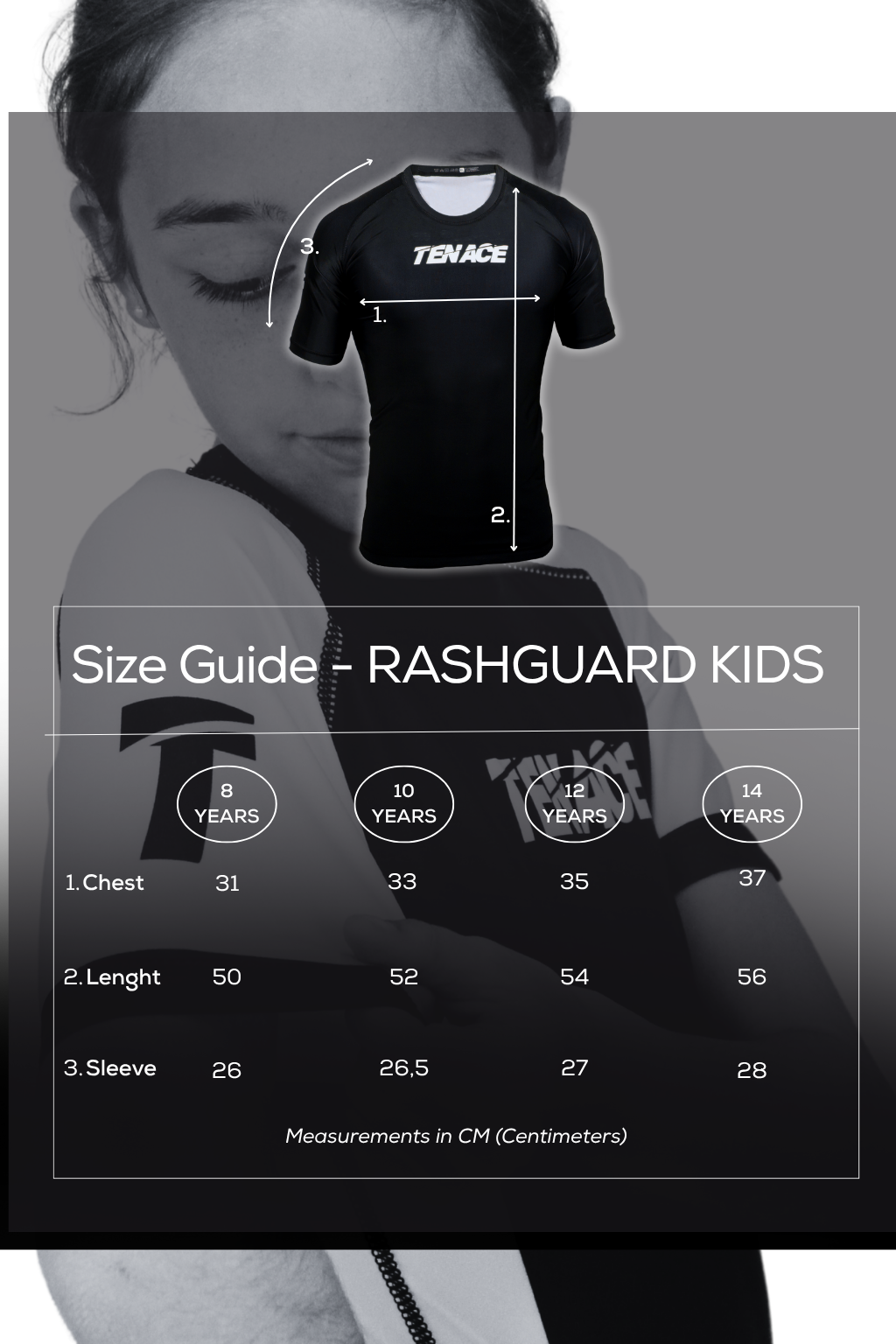 Tenace Rashguard Jaune Enfants - Compétition