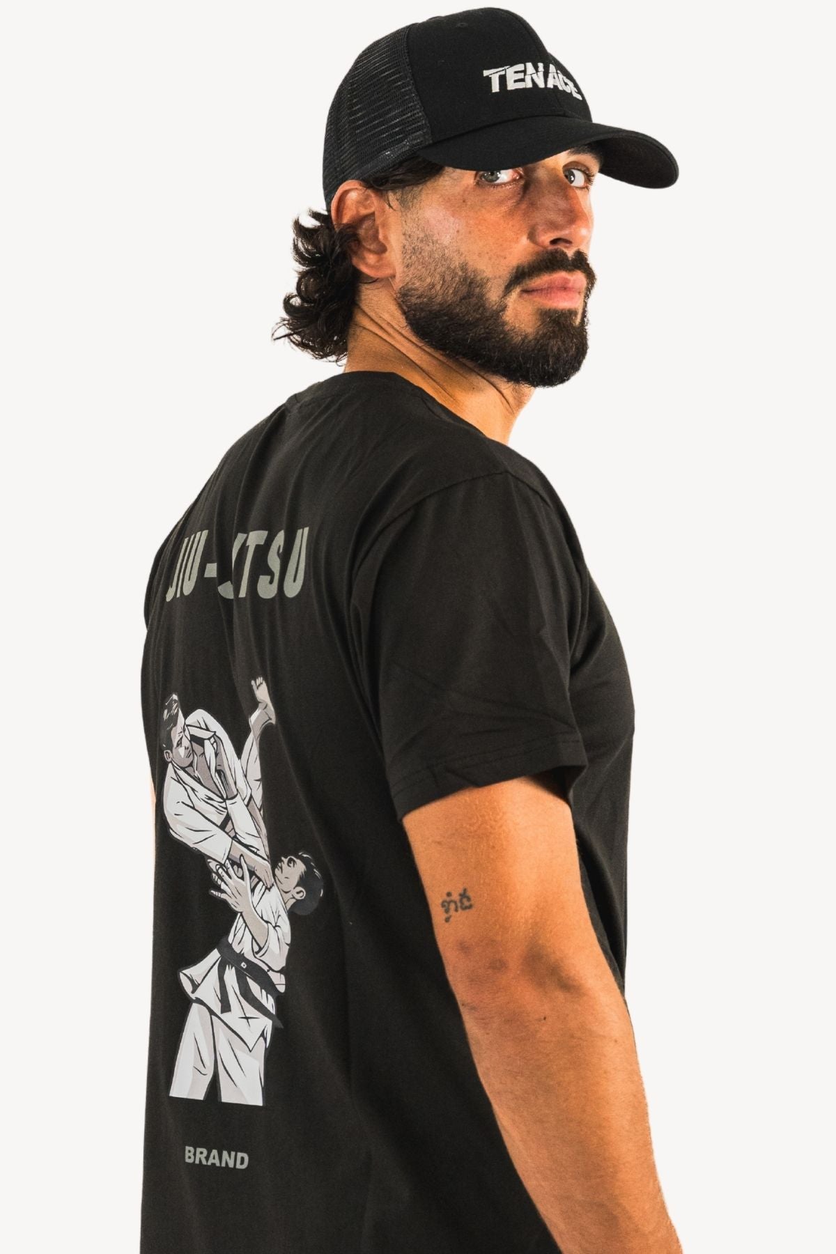 Gorra Negra Ajustable Tenace