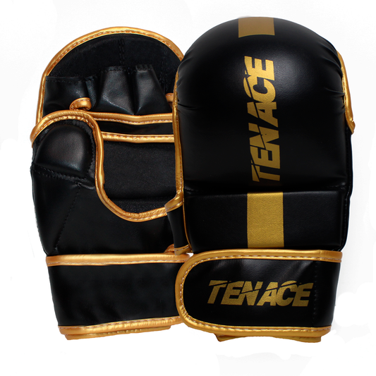 Tenace Guantes MMA - Negro/Oro
