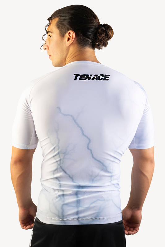Tenace Rashguard Jiu Jitsu NO-GI - White Short Sleeve