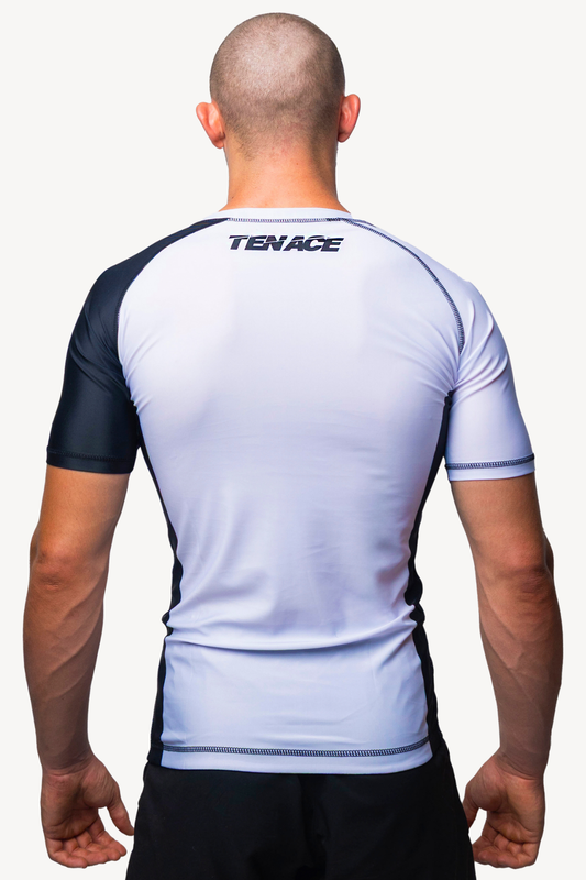 Tenace Rashguard Competition NO-GI - WHITE Short sleeve