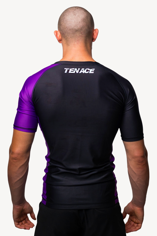 Tenace Rashguard Competition NO-GI - PURPLE Short sleeve