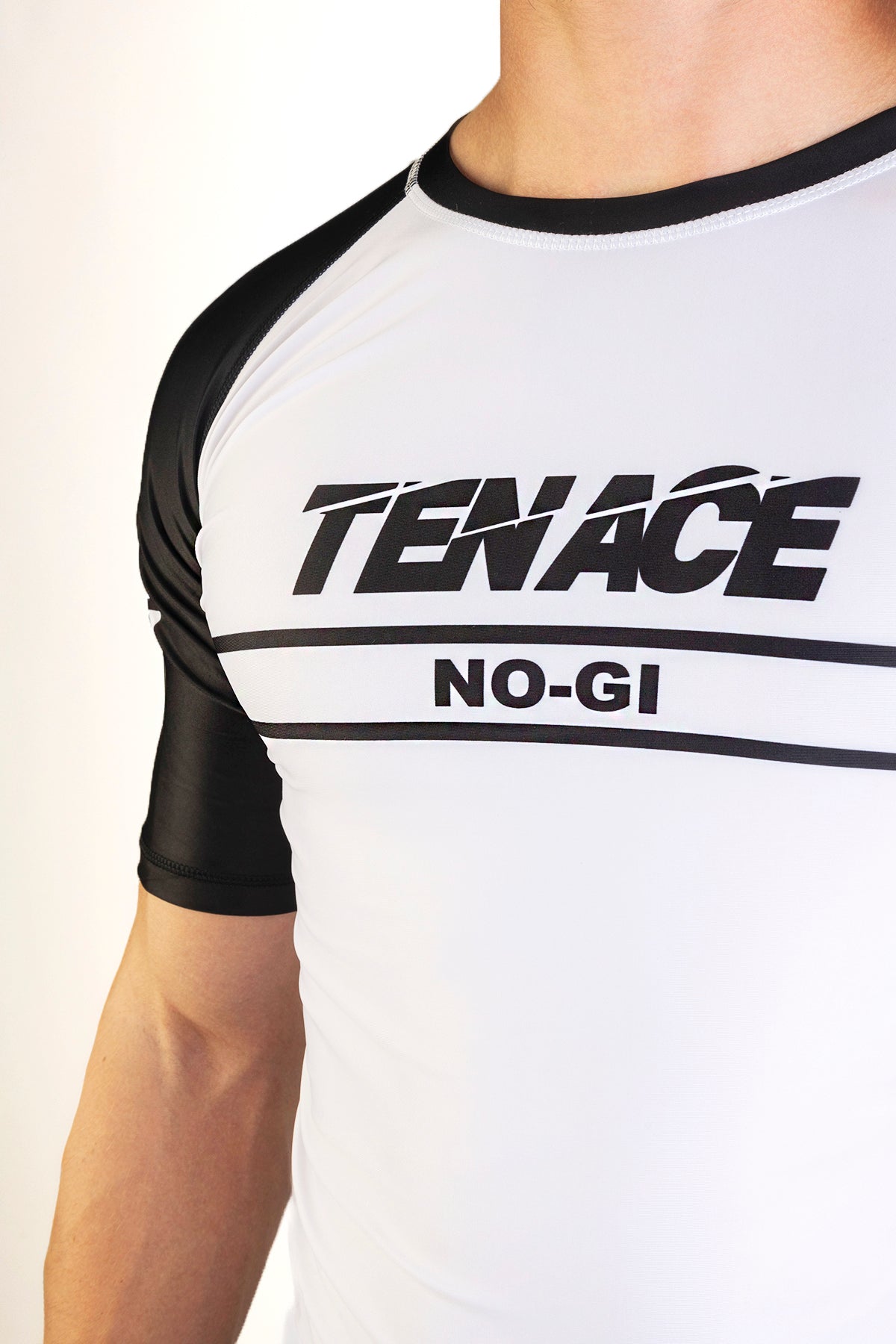 white rash guard