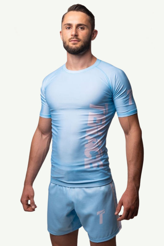 Rashguard Tenace Basic - Bleu unisexe
