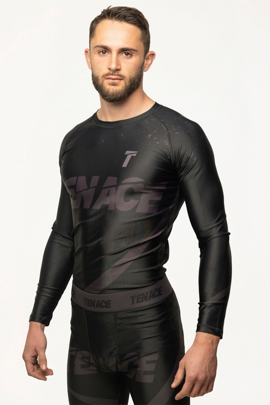 Tenace Camiseta Larga Compresión - Negro