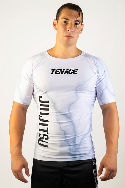 Tenace Camiseta Compresión Jiu Jitsu - Blanco