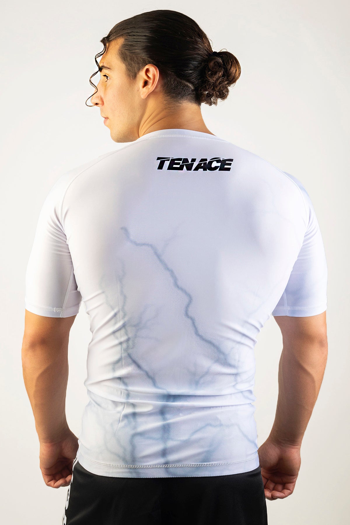 Tenace Camiseta Compresión Jiu Jitsu - Blanco