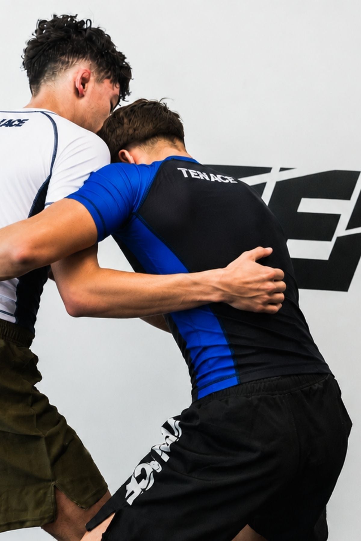 Tenace Rashguard Competición NO-GI - AZUL Manga corta