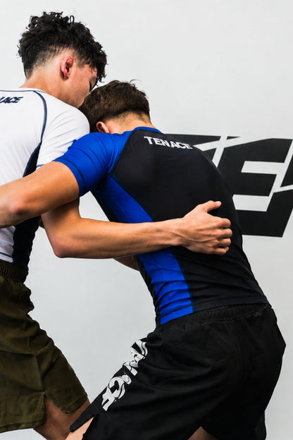 Tenace Rashguard Competición NO-GI - AZUL Manga corta