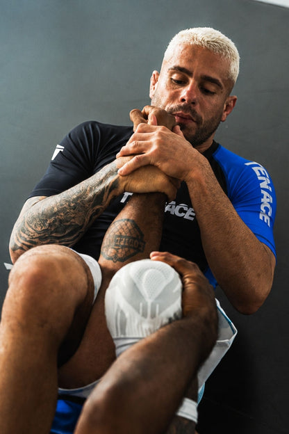 Tenace Rashguard Competición NO-GI - AZUL Manga corta