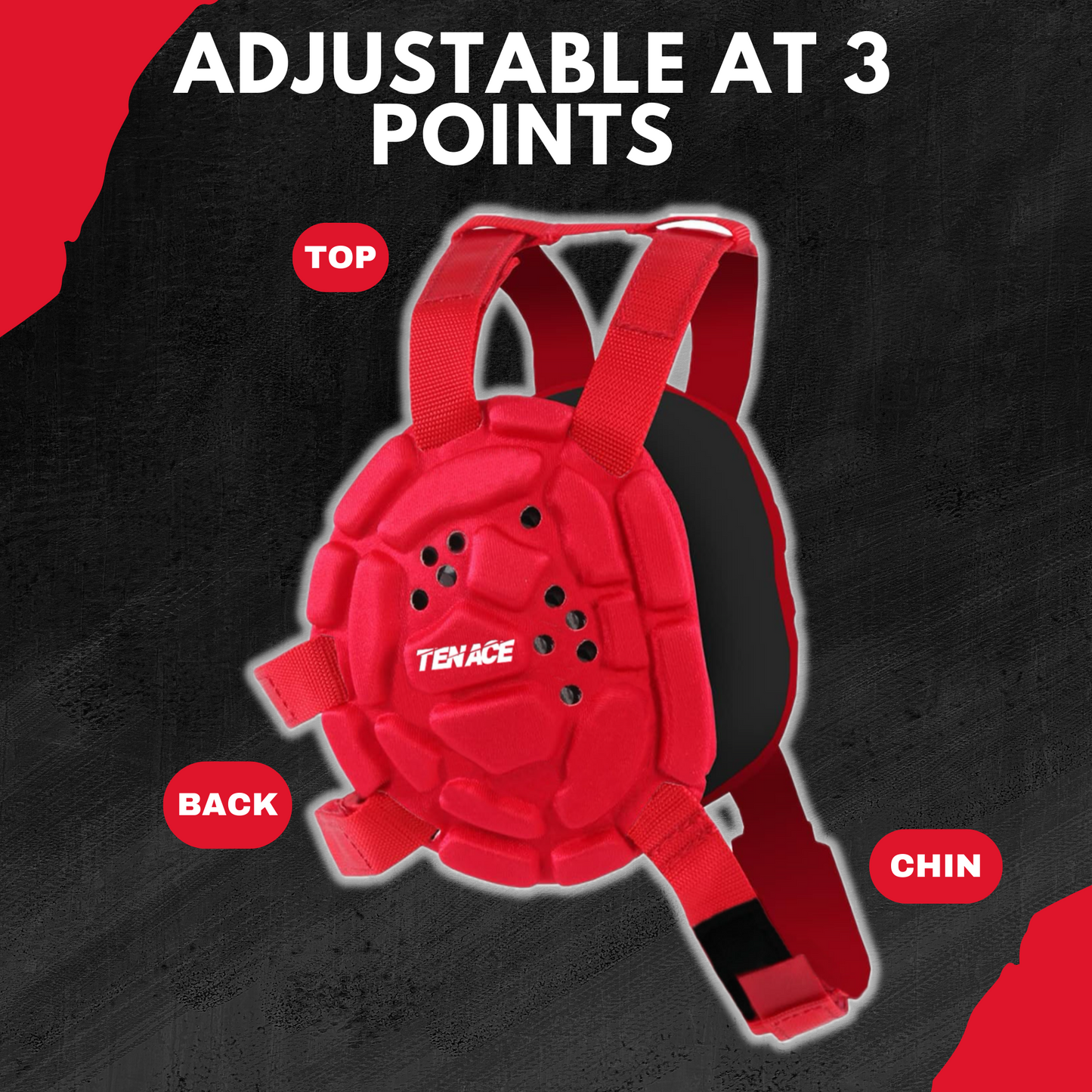ARMOR BJJ MMA Grappling Fighting Ear guards - Red