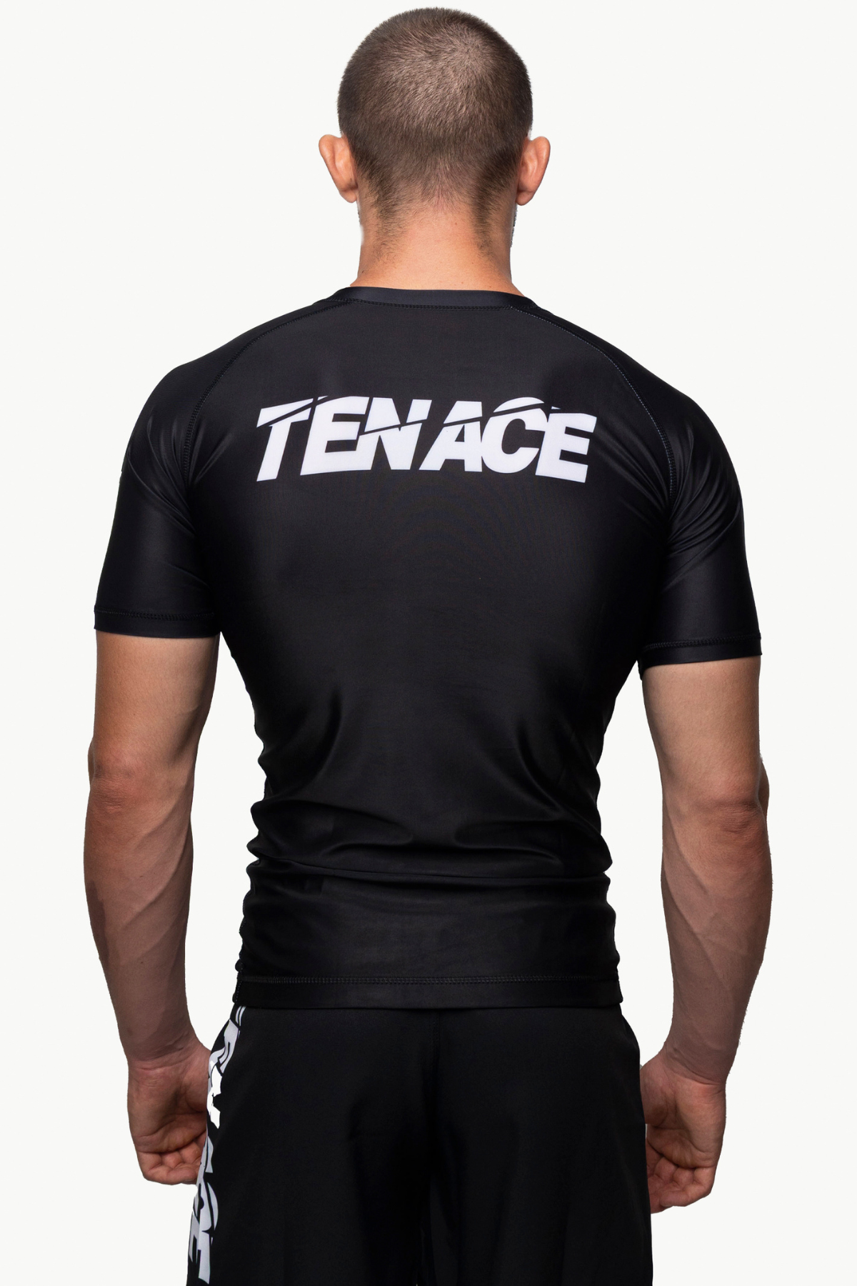 Tenace Rashguard Basic- BJJ Training, Grappling - Black