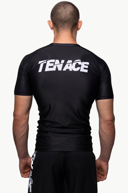 Tenace Rashguard Basic- BJJ Training, Grappling - Black