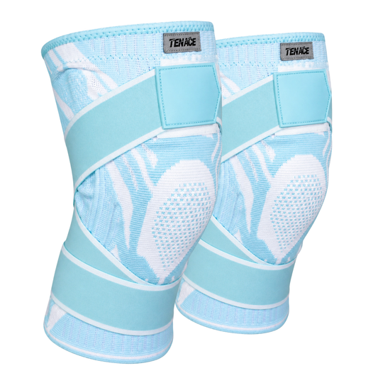 Tenace White Knee Brace JJB Grappling MMA