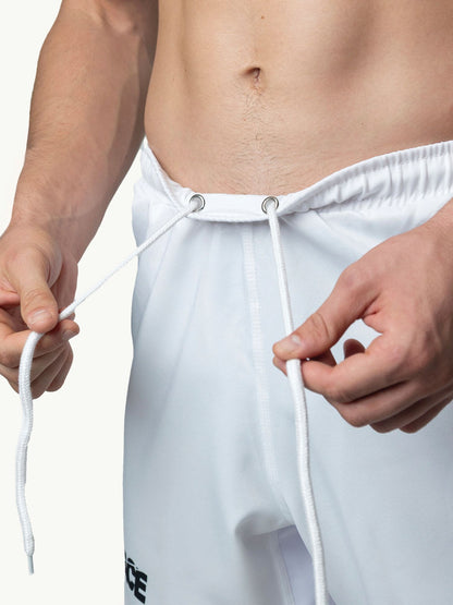 Tenace Pantalón corto sin Velcro MMA, BJJ, Grappling - Blanco