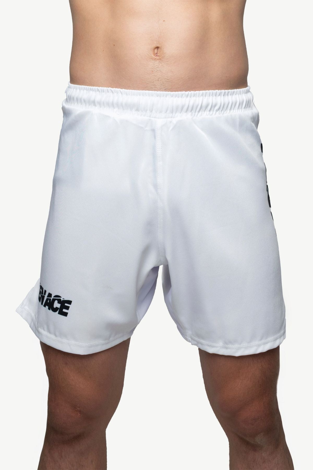 Tenace Pantalón corto sin Velcro MMA, BJJ, Grappling - Blanco