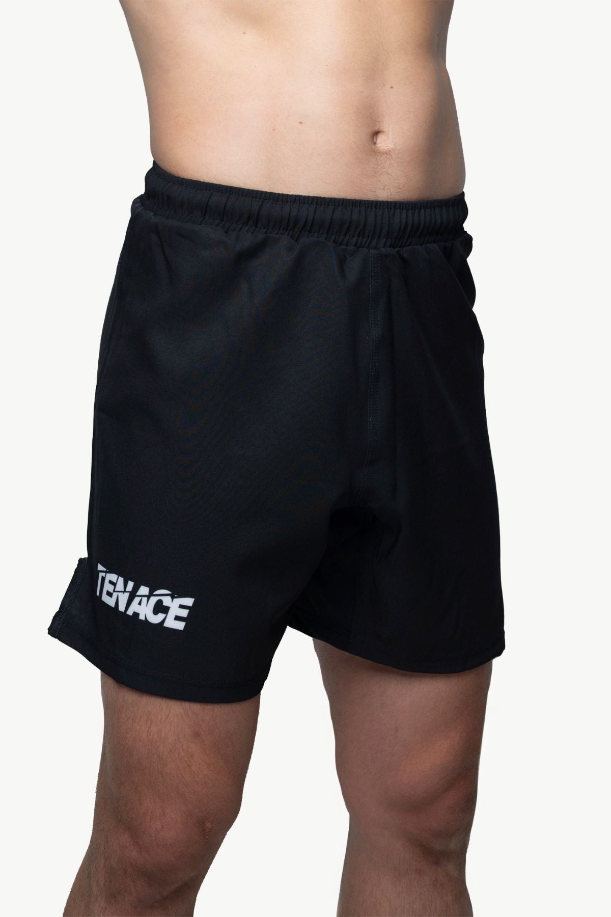 Tenace Pantalón corto sin Velcro MMA, BJJ, Grappling - Negro