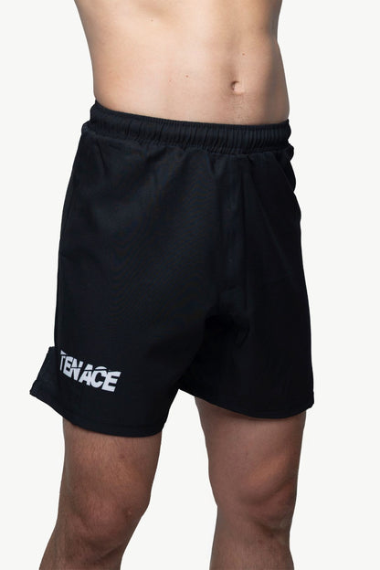 Tenace Pantalón corto sin Velcro MMA, BJJ, Grappling - Negro