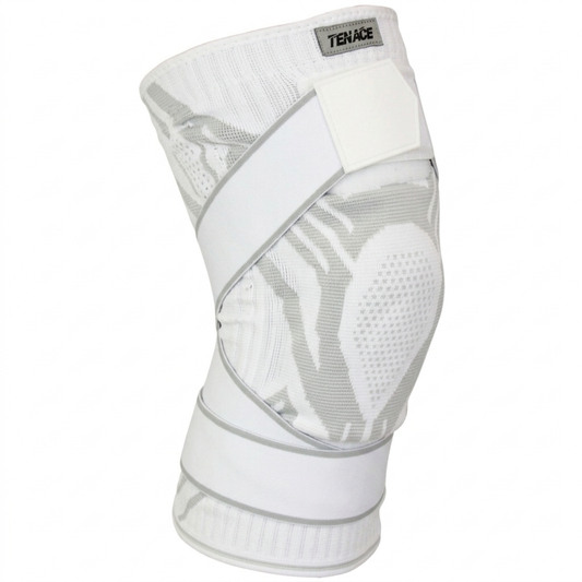 Tenace White Knee Brace JJB Grappling MMA