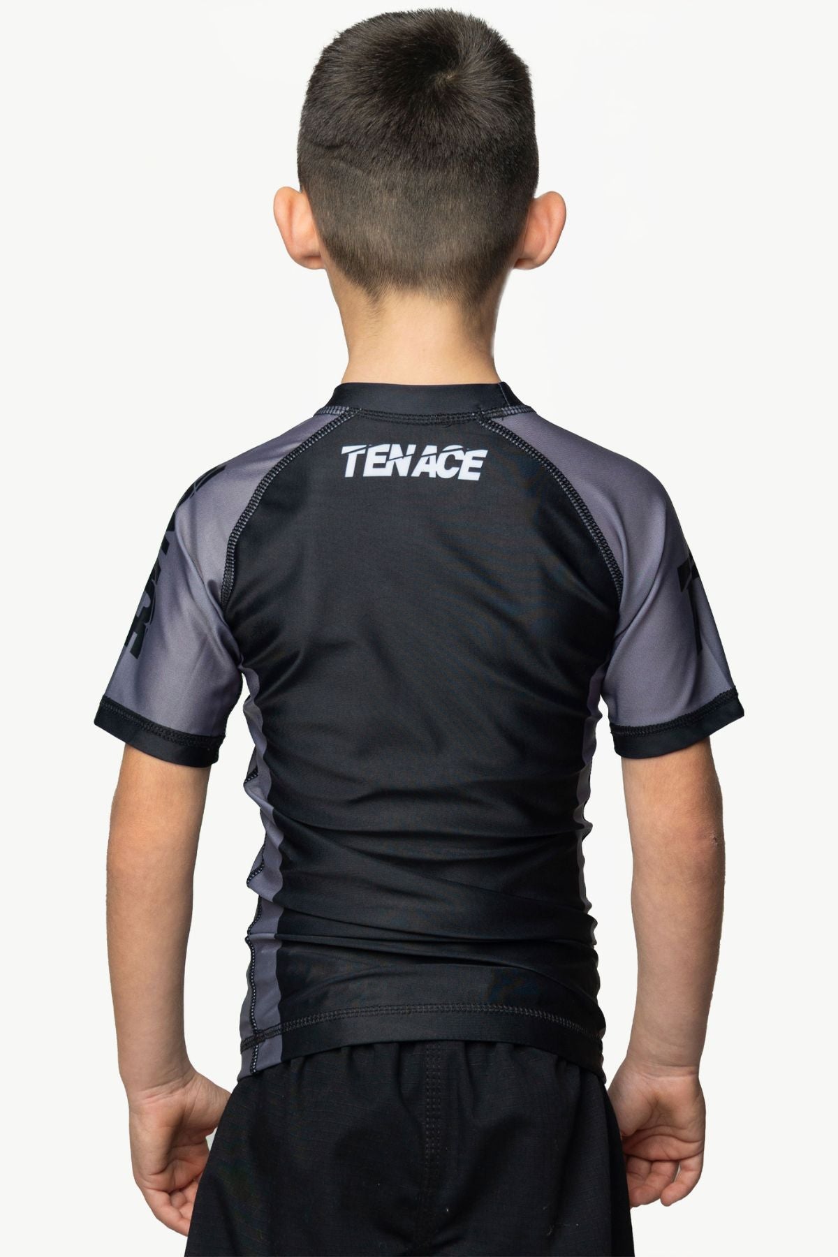 Tenace Camiseta Compresión Gris para Niños - Competición