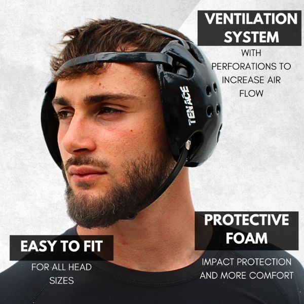 ELITE Earguards - BJJ MMA Grappling - Black