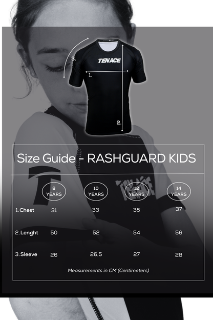 Tenace Rashguard Jaune Enfants - Compétition