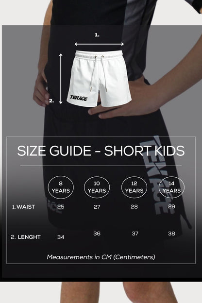 Tenace Pantalón corto Niño MMA, BJJ, Grappling - Negro