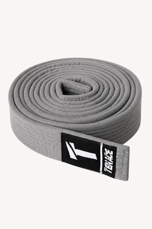 Ceinture Tenace BJJ pour enfant - Grise