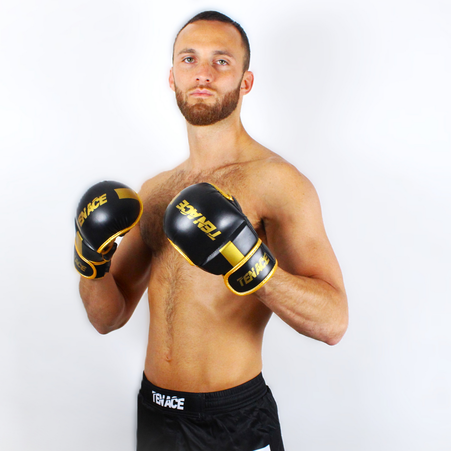 Tenace MMA Gloves - Black/Gold