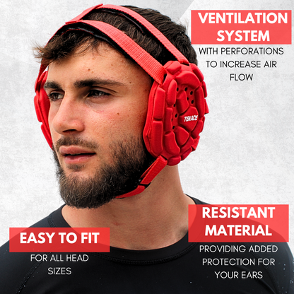 ARMOR BJJ MMA Grappling Fighting Protège-oreilles - Rouge