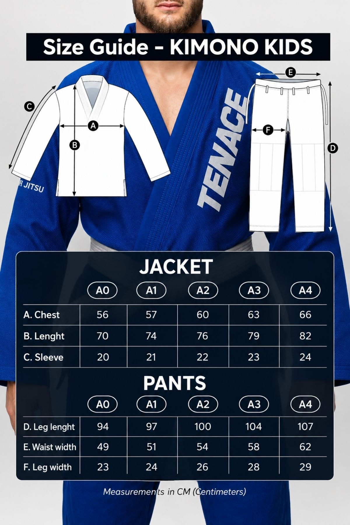 Kimono Blanco BJJ Tenace