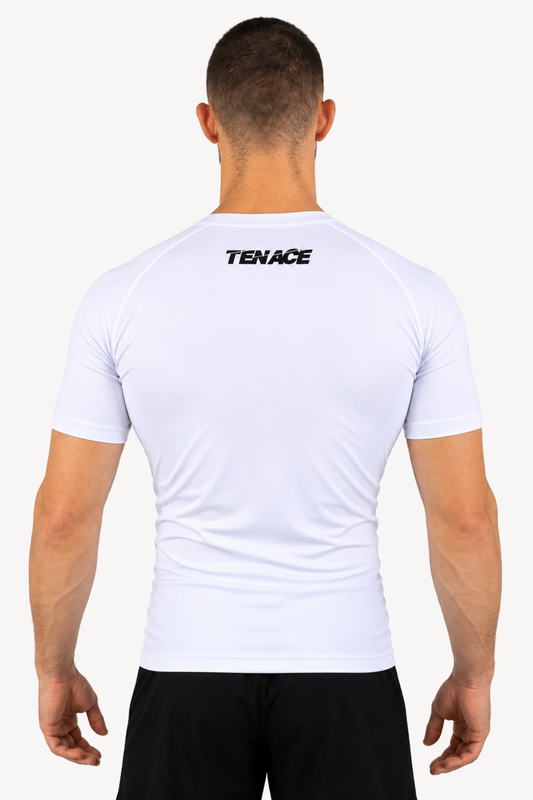 Tenace Rashguard Basic - MMA, BJJ, Grappling - Blanc
