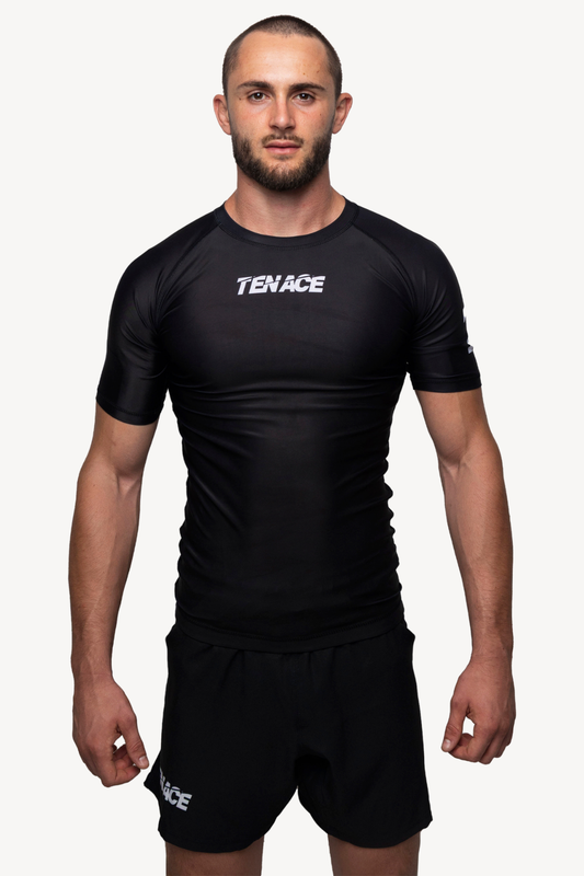 Tenace Rashguard Basic NO-GI - Negro Manga Corta