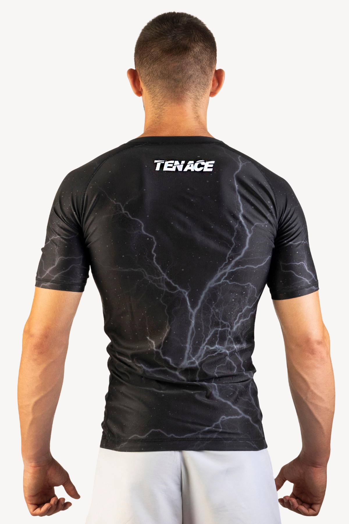 Tenace Rashguard Jiu Jitsu NO-GI - Negro Manga Corta