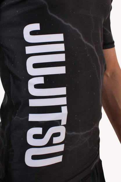 Tenace Rashguard Jiu Jitsu NO-GI - Negro Manga Corta