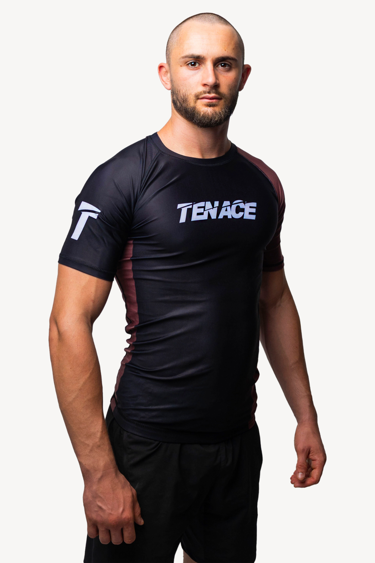 Tenace Rashguard Competition NO-GI - BROWN Short sleeve