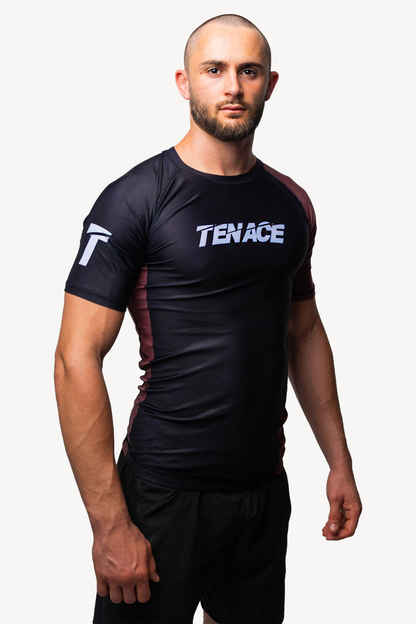 Tenace Rashguard Competition NO-GI - BROWN Short sleeve