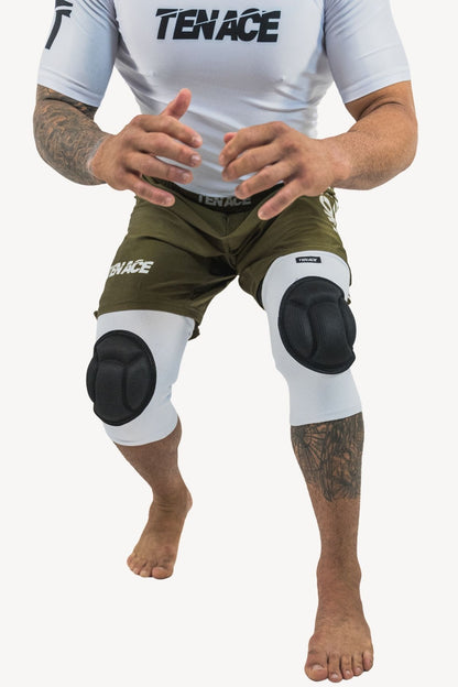 Tenace Rodillera Impact - Acolchadas Blancas MMA, Lucha, Wrestling