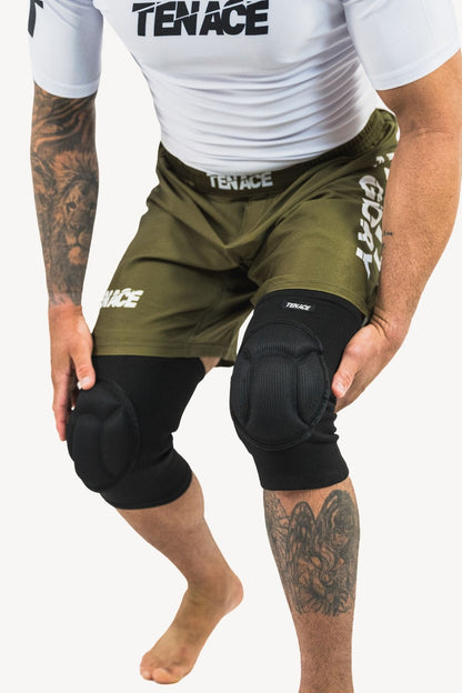 Tenace Rodillera Impact - Acolchadas Negras MMA, Lucha, Wrestling