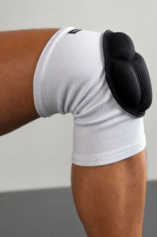 Tenace Rodillera Impact - Acolchadas Blancas MMA, Lucha, Wrestling