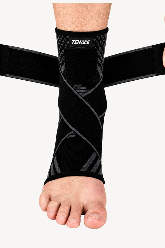 Tobillera BJJ Tenace - Soporte y Compresión para Grappling, MMA y Jiu Jitsu