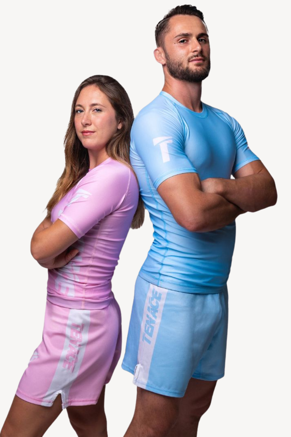 Rashguard Tenace Basic - Rose unisexe