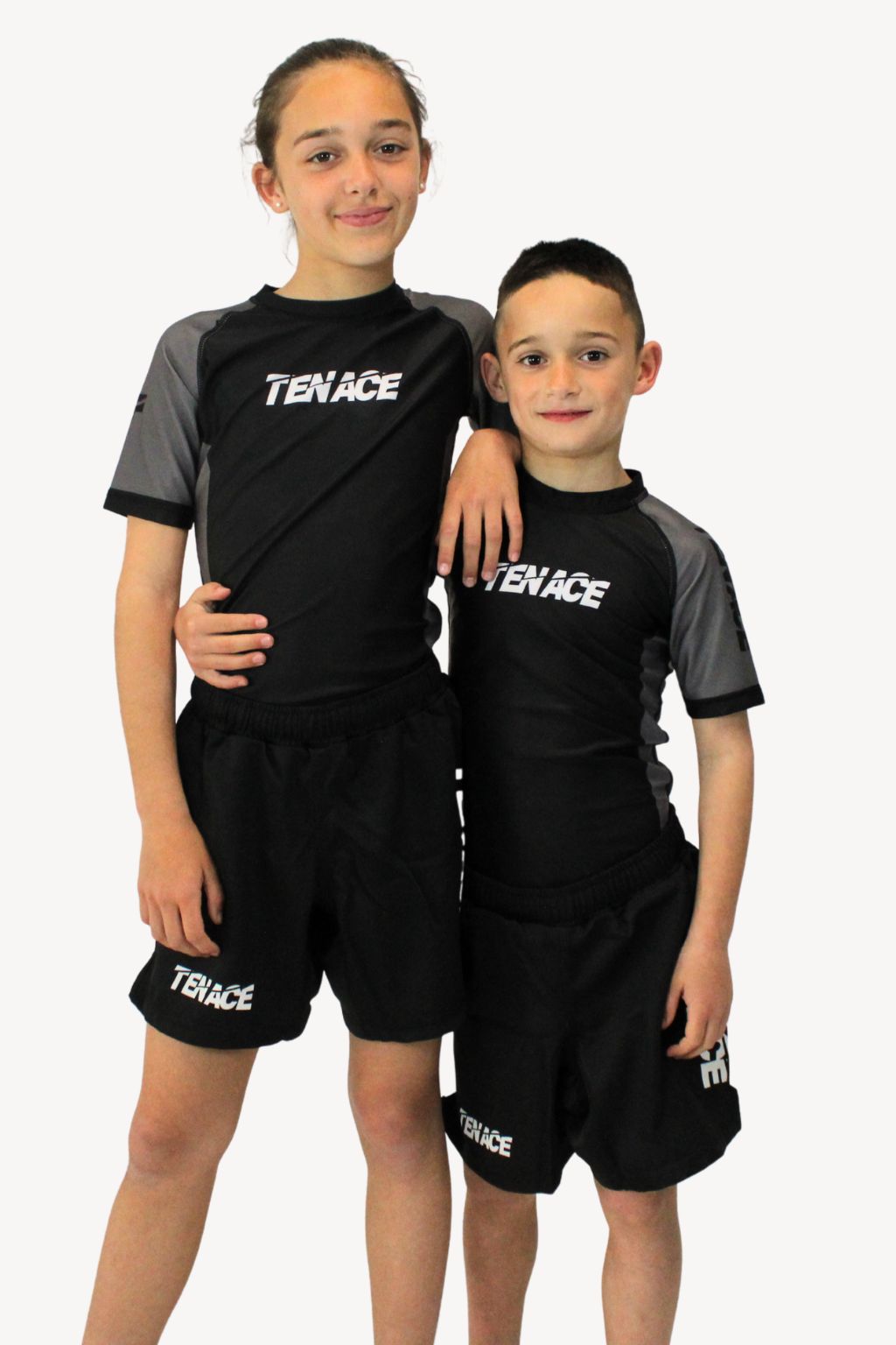 Tenace Pantalón corto Niño MMA, BJJ, Grappling - Negro